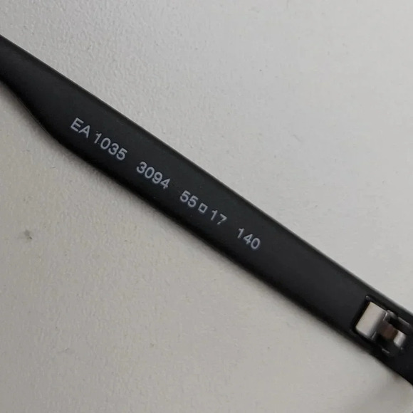 🕶️ Emporio Armani EA1035 3094 Men’s Eyeglasses 55/17-140 / JLE116 🕶️ - Picture 6 of 10